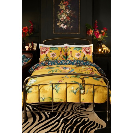 Joe Browns Yellow Contemporary Chinoiserie Reversible Bed Set