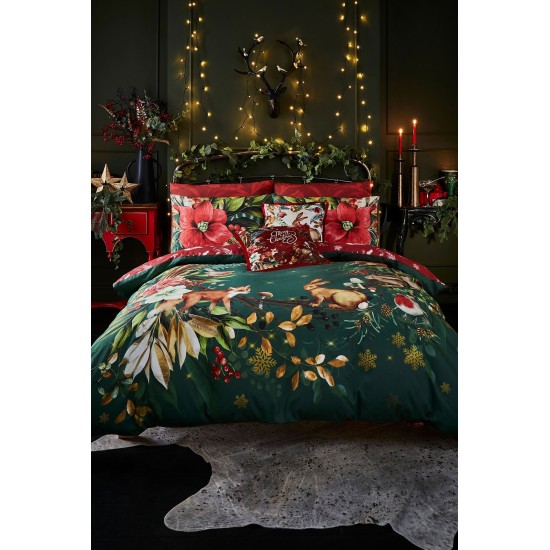 Joe Browns Green Enchanted Christmas Bedding