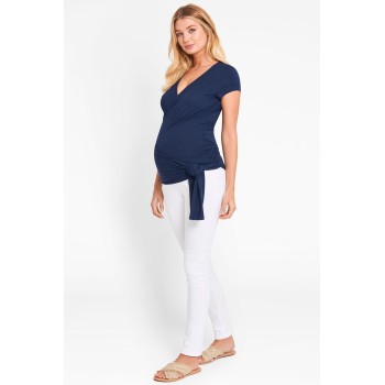JoJo Maman B&eacuteb&eacute White Super Stretch Maternity Skinny Jeans